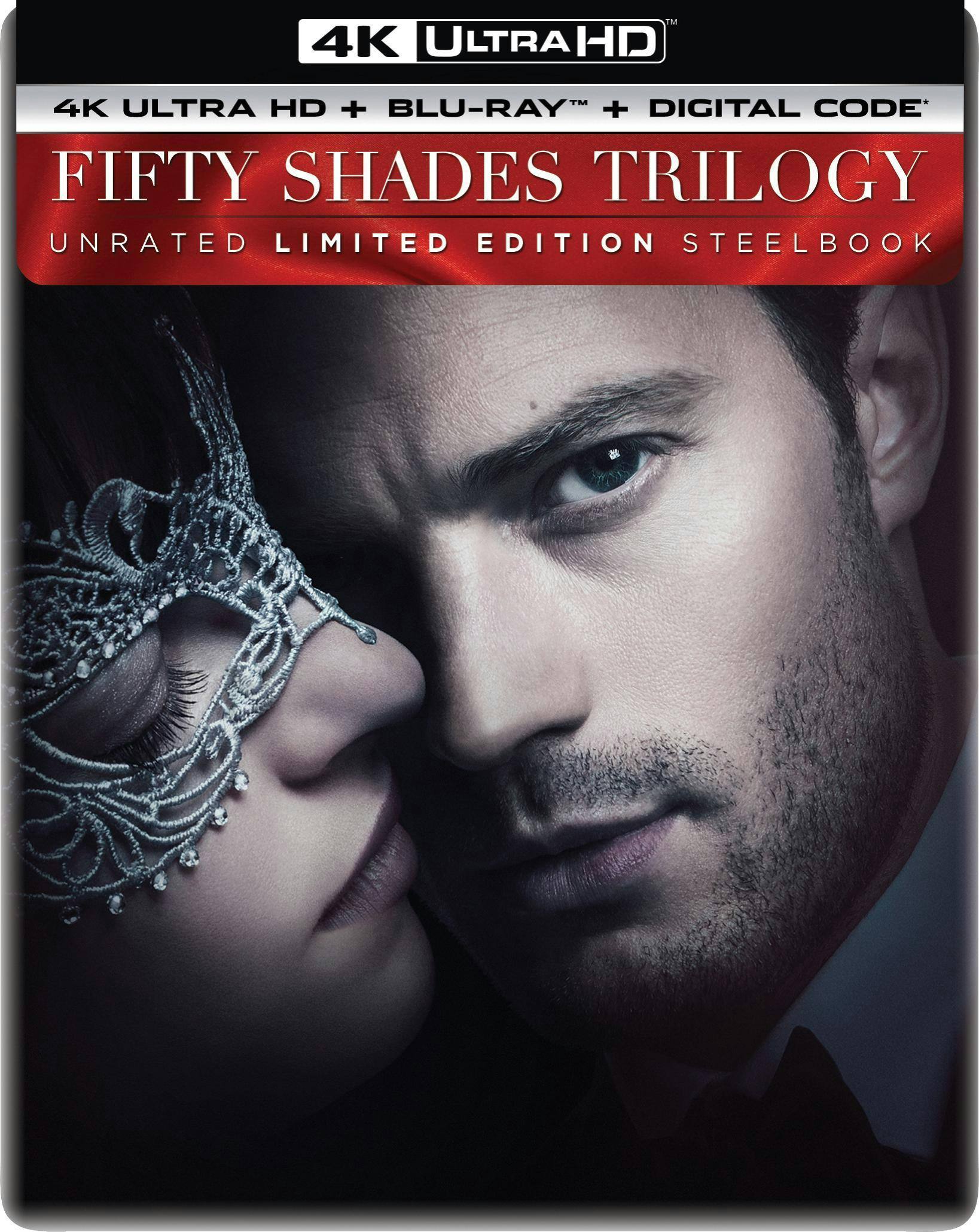 Angle. Fifty Shades Trilogy (4K UHD Steelbook + Blu-ray) [UHD].