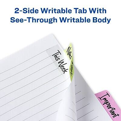 2-Side Writable Tab With See-Through Writable Body

This Week

Important