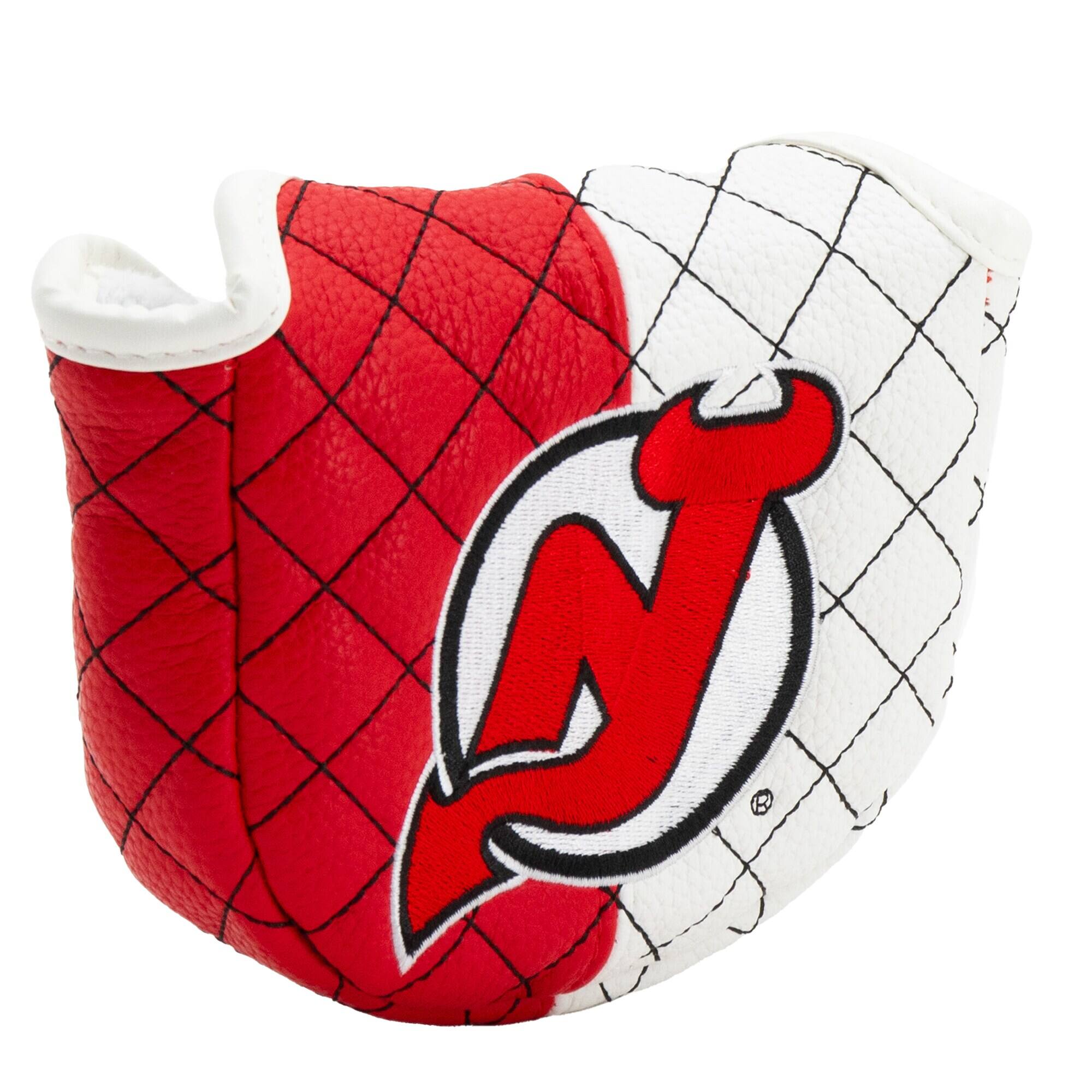 Alt View 2. Team Golf - New Jersey Devils Quilted Mallet Putter Cover - Multicolor.