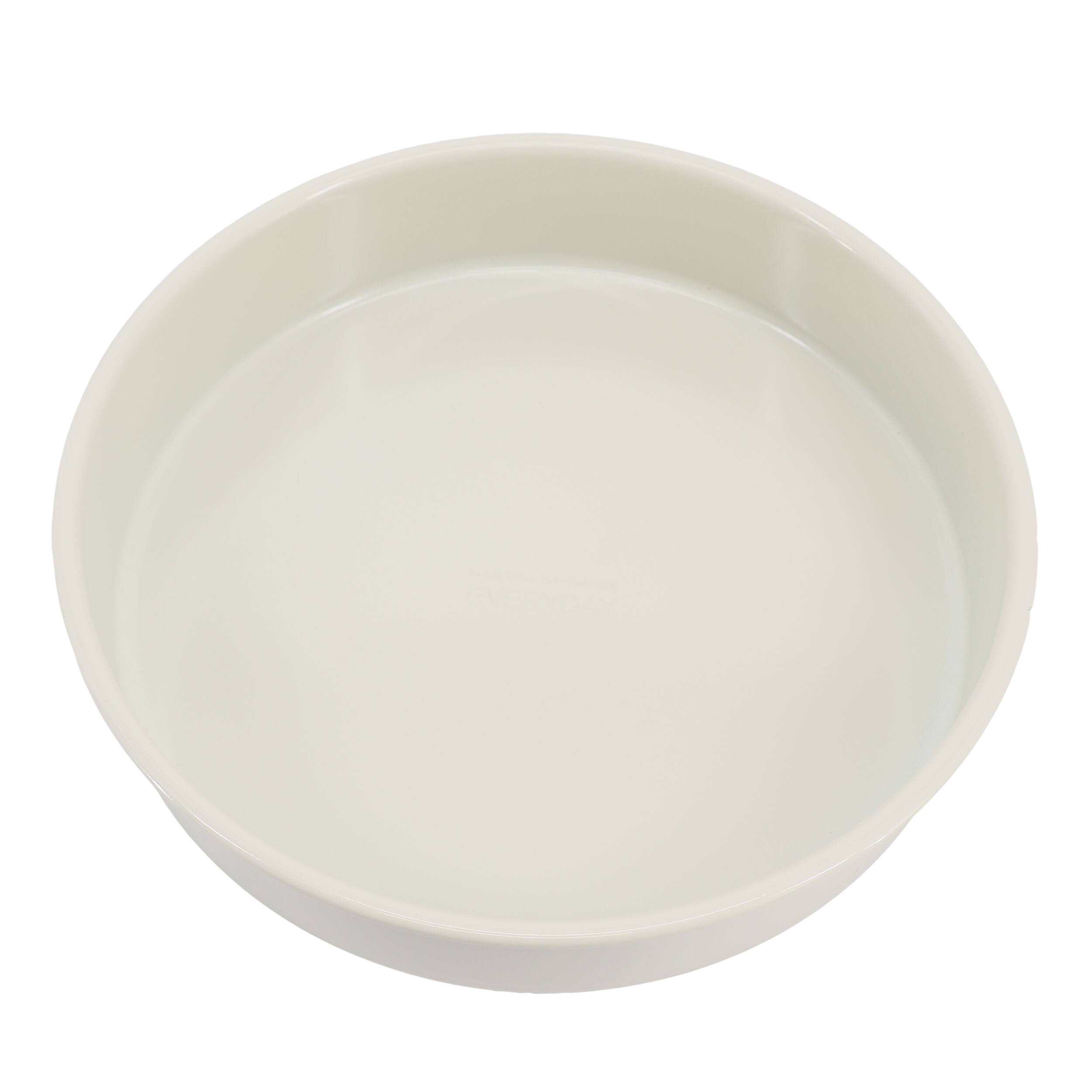 Alt View 1. Martha Stewart - Martha Stewart Everyday Color Bake 8 Inch Carbon Steel Round Cake Pan in Linen - Linen.