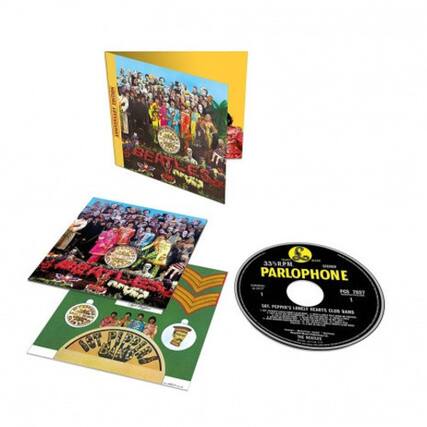 EWDON BEATLES BEATS ESo nra ra 33 1/3 RPM PARLOPHONE POS 7097 I SEE PEPPER'S LENELY REARTS CLES SAND