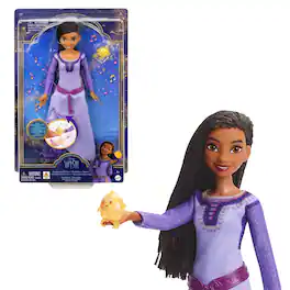 Mattel - Disney Wish Asha of Rosas Singing Doll with Star Figure