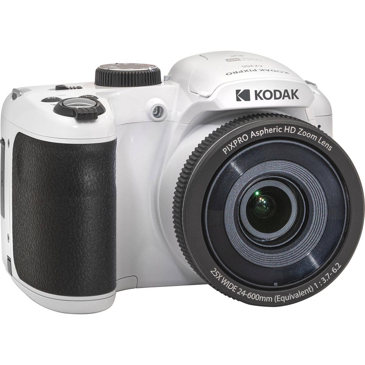 HD AZ255 PIXPRO KODAK

KODAK
Aspheric HD PIXPRO Zoom Lens
25X WIDE 1:3.7-6.2 24-600mm (Equivalent)