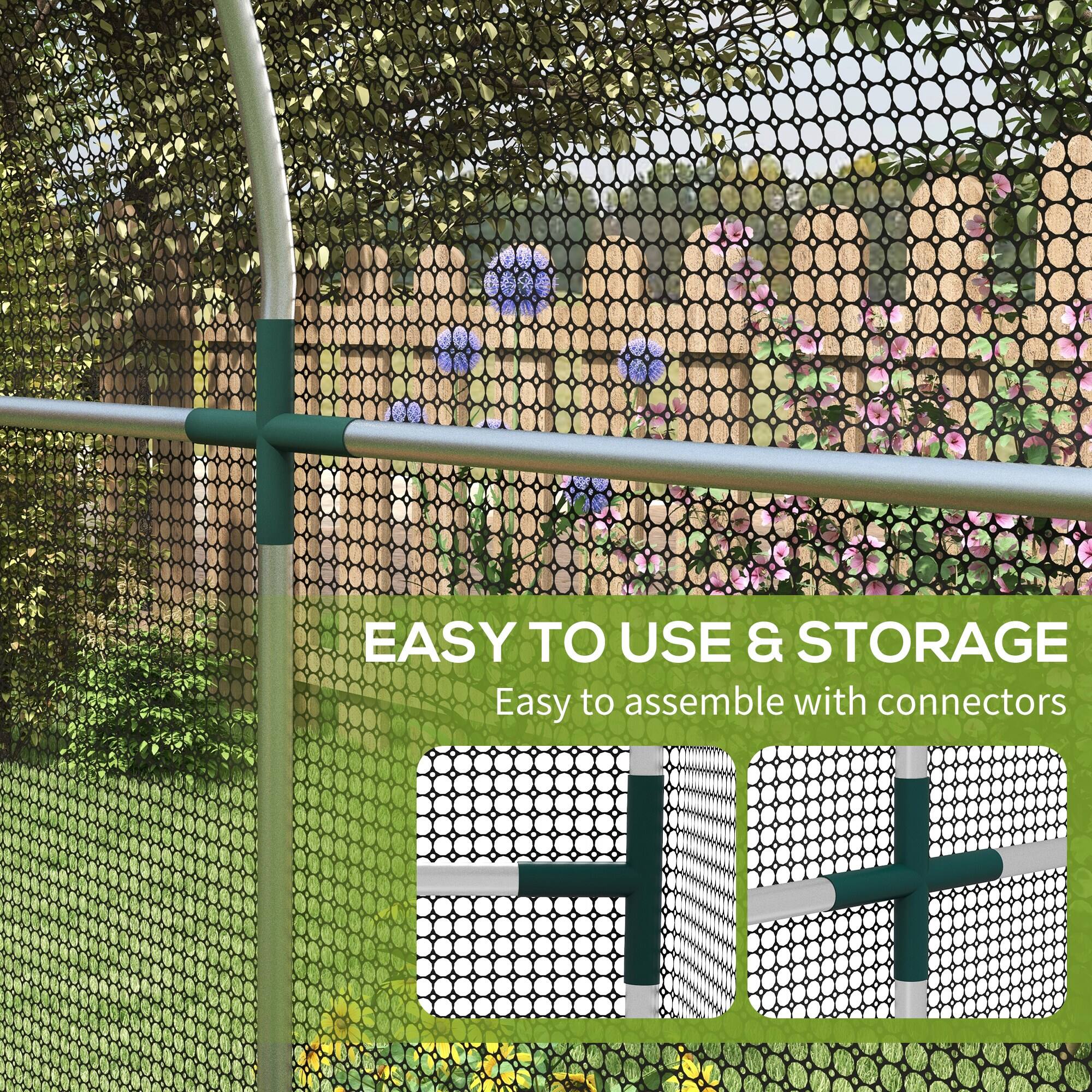 EASY TO USE & STORAGE  
Easy to assemble with connectors