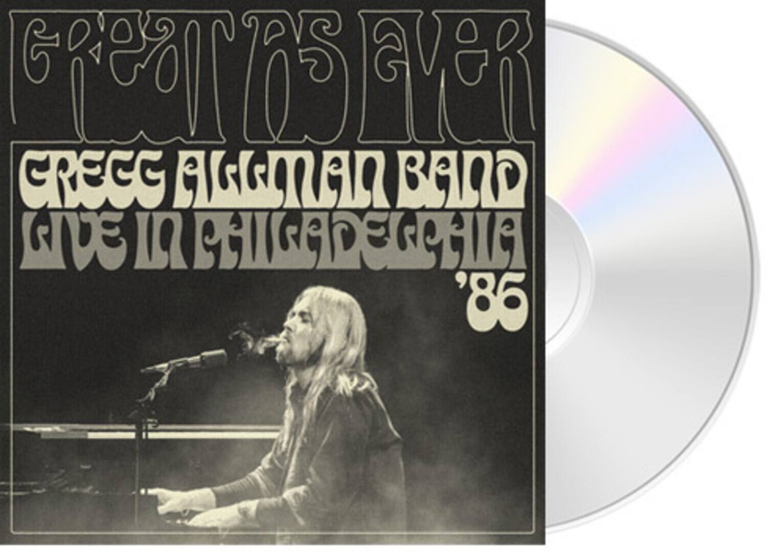 Gregg Allman Band - Great As Ever: Live In Philadelphia (1-11-86)   - COMPACT DISCS [CD]