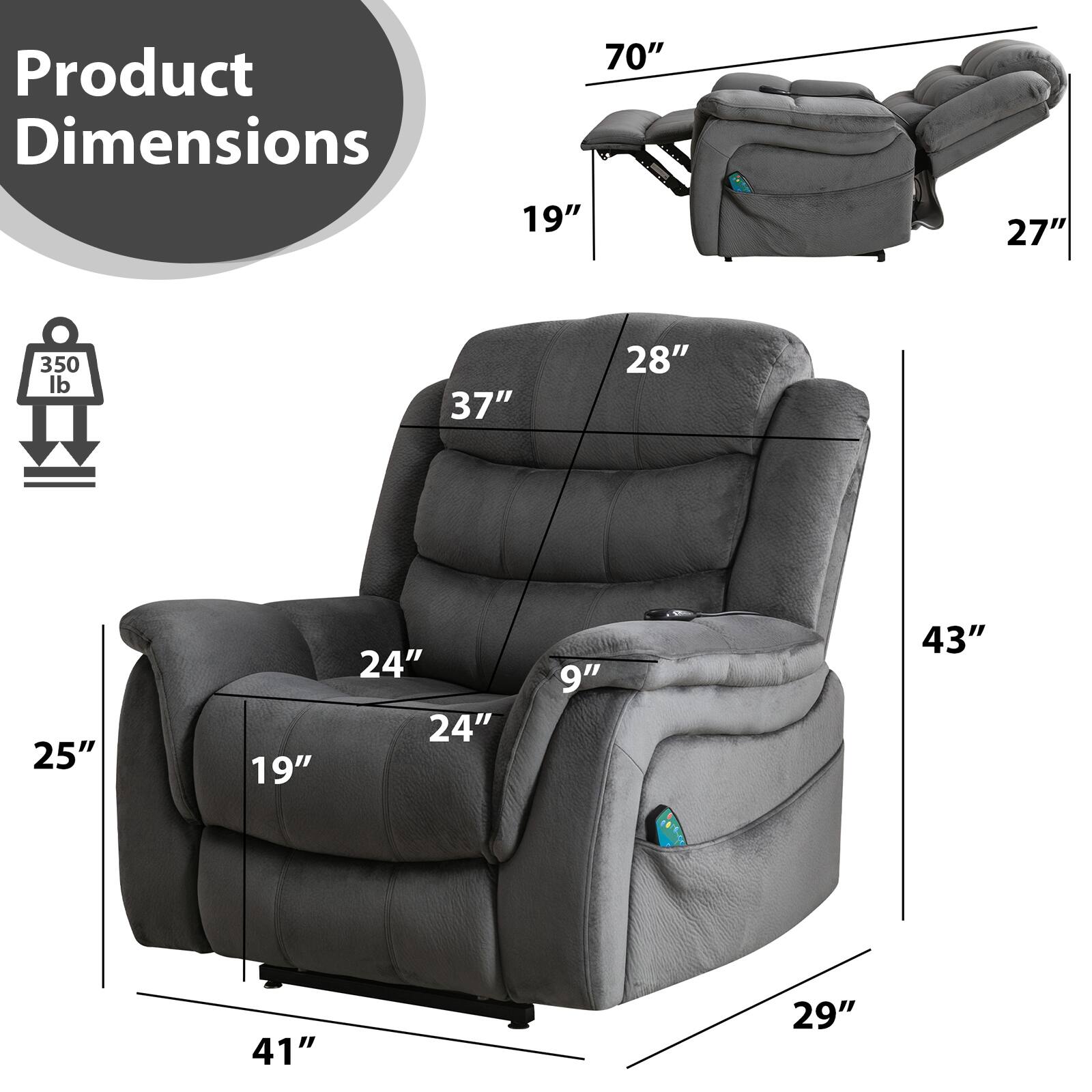 Product Dimensions: 70" x 19" x 27" x 350 lb.