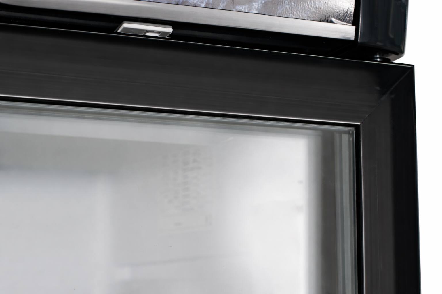 Alt View 8. Equator - Equator Vitlife 26 Cu Ft Commercial 2 Glass Door Merchandiser Refrigerator, LED, Adjustable Shelves, Auto Defrost ETL - Black.