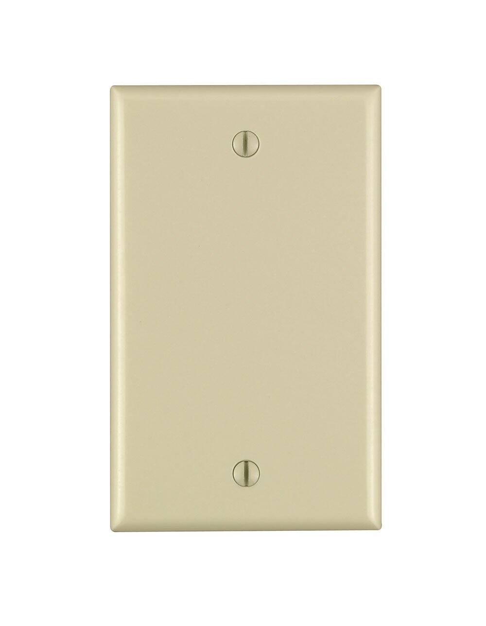 Leviton - 1 gang Nylon Blank Wall Plate 1 pk - Ivory price history on PriceWatchPro