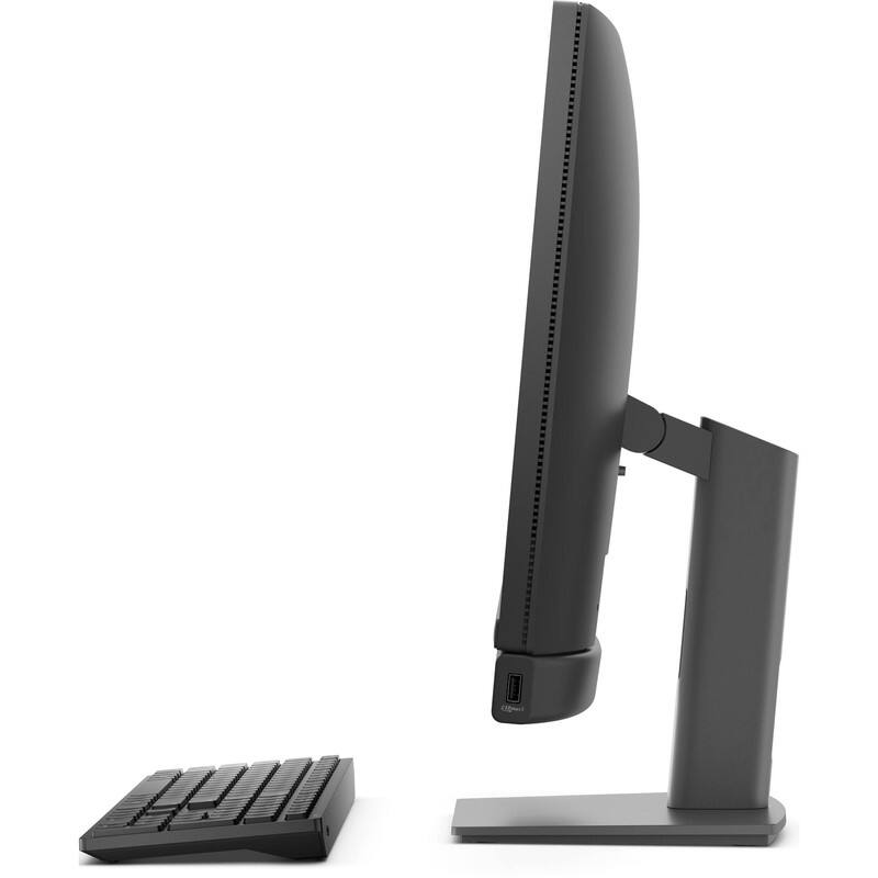 Alt View 3. Dell - Dell Pro 24 QC24250 All-in-One Desktop, 23.8" FHD Touchscreen, Intel Core Ultra 7 265, 16GB RAM 2TB SSD Windows 11 Pro - Black.
