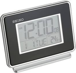Seiko - 4" Hudson Digital Everything Alarm Clock - Black