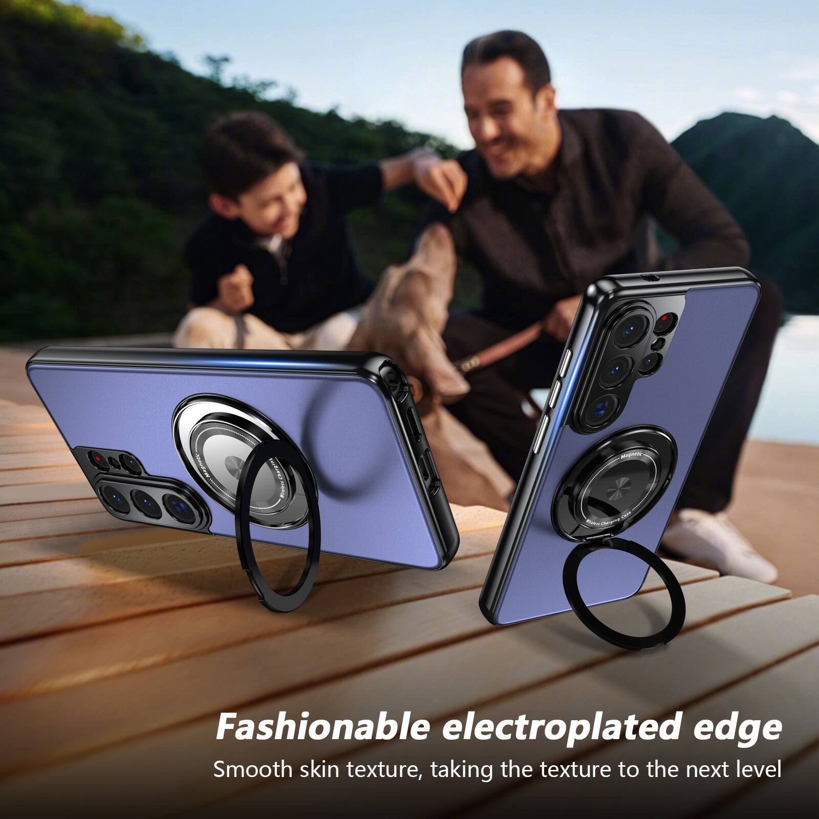 Fashionable electroplated edge  
Smooth skin texture, taking the texture to the next level