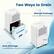 Two Ways to Drain:
1. Manual Drainage: Auto shut off when the tank is full. Gallon: 0.5. Condensed Auto Drainage: Water will auto flow out by gravity. 3.3 ft.