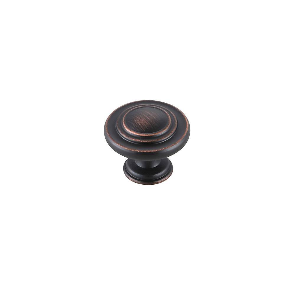 Back. Elegant Decor - Minu 1.3" Diameter Oil-rubbed Bronze Mushroom Knob Multipack (Set of 10) - Oil-Rubbed Bronze.