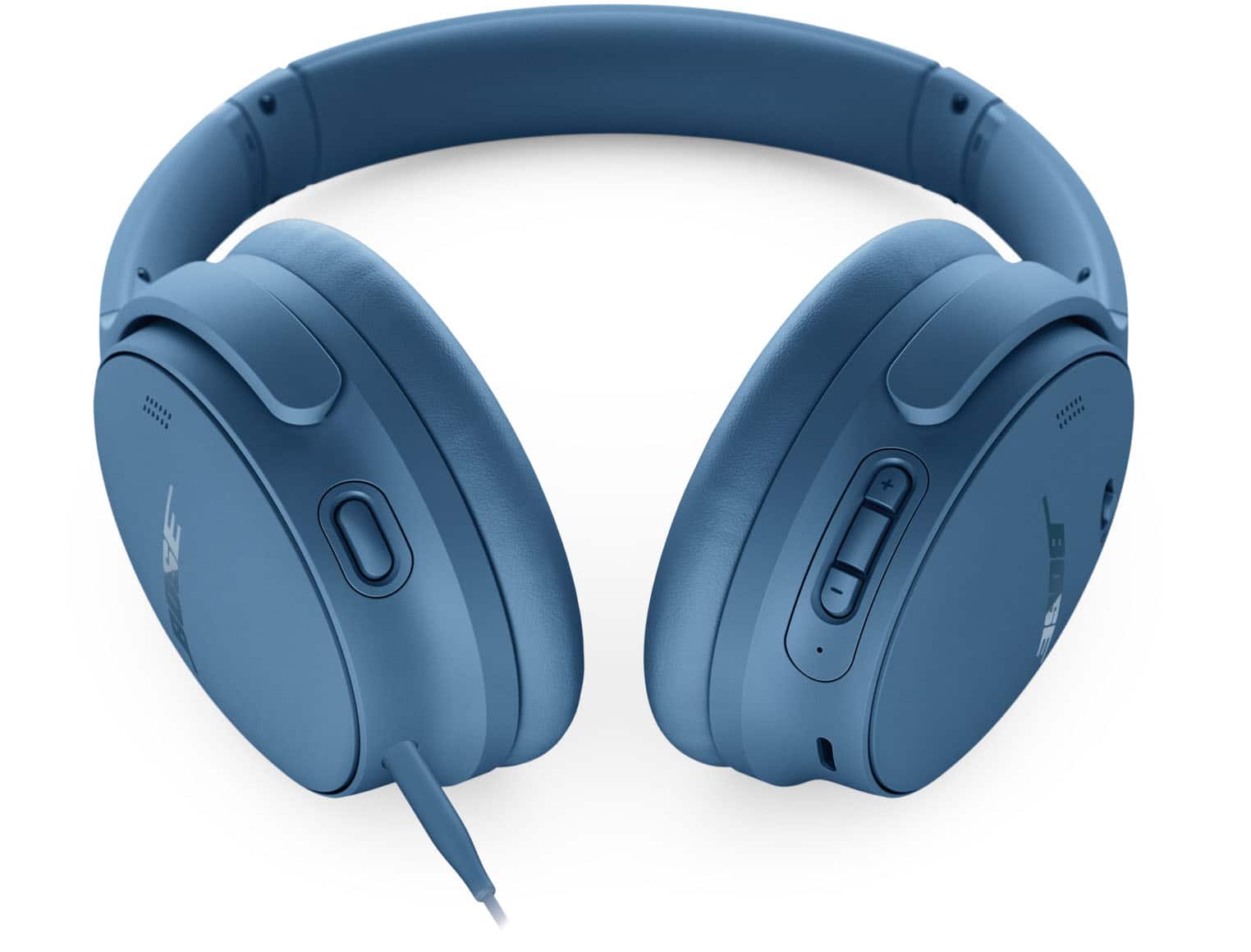 Alt View 13. Bose - QuietComfort Wireless Noise Cancelling Over-the-Ear Bluetooth Headphones - Blue Dusk.