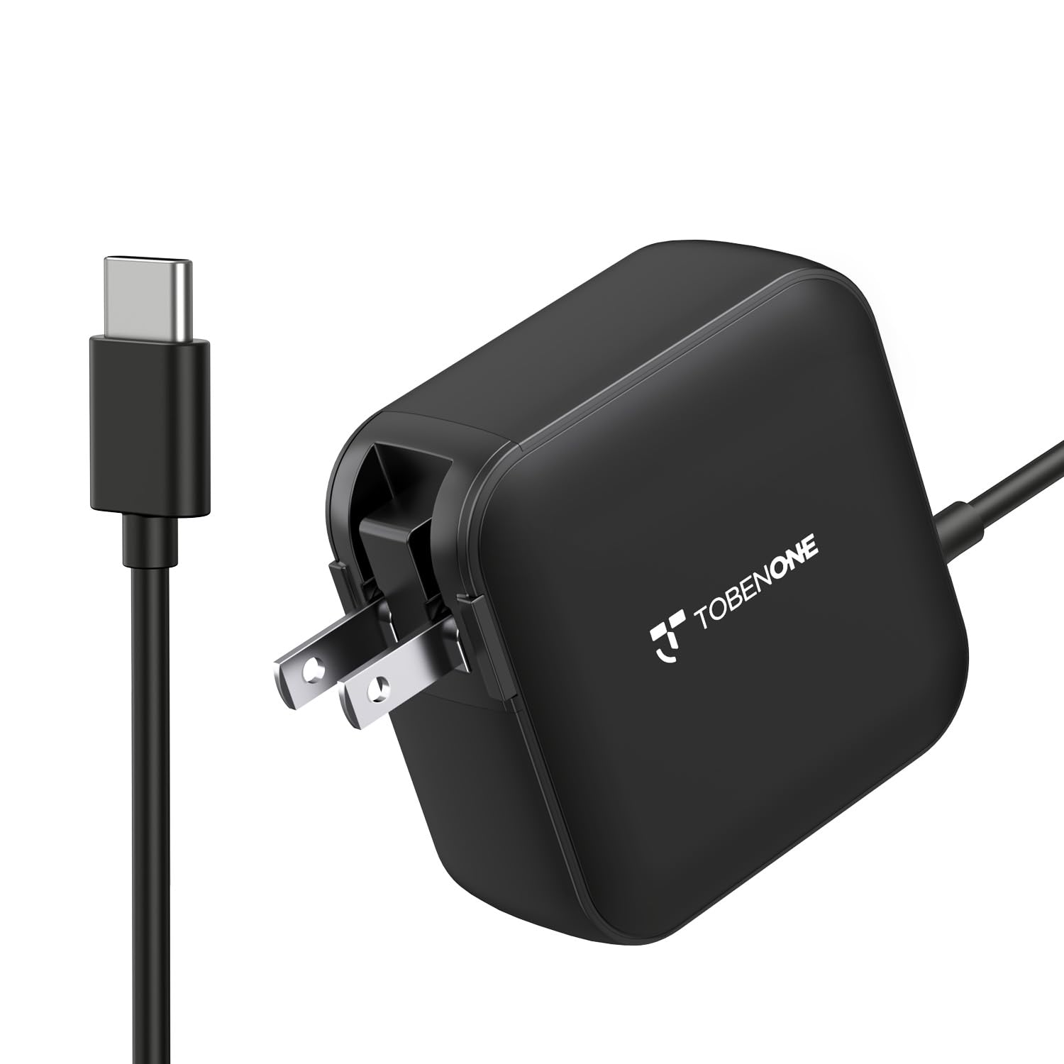 Front. Vulpecula Spade - 100W USB C Laptop Charger, Universal GaN III Power Supply Adapter, Replacement Foldable Fast Charger PD3.0 for MacBook.