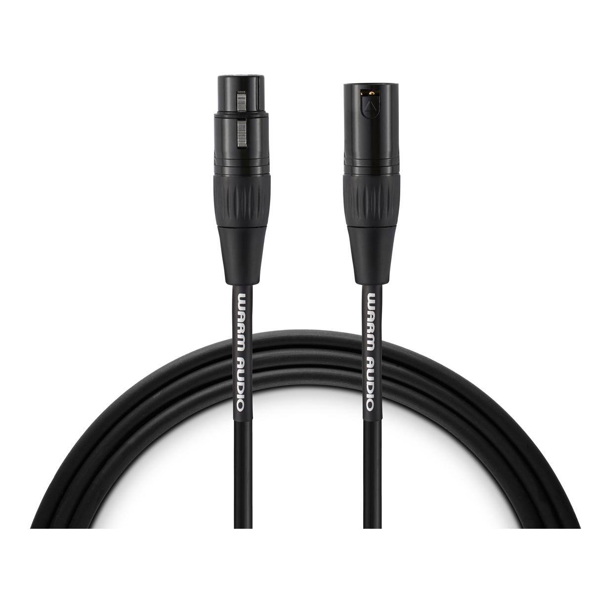 Warm Audio - Pro Series Studio  Live XLR Cable, 6', Black