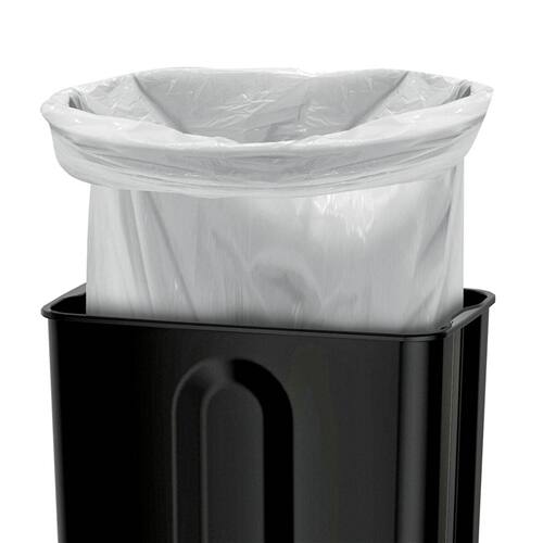 Alt View 1. SlickBlue - 13-Gallon Step Lid Trash Can – Modern Kitchen Waste Bin with Quiet, Hands-Free Operation - Red.