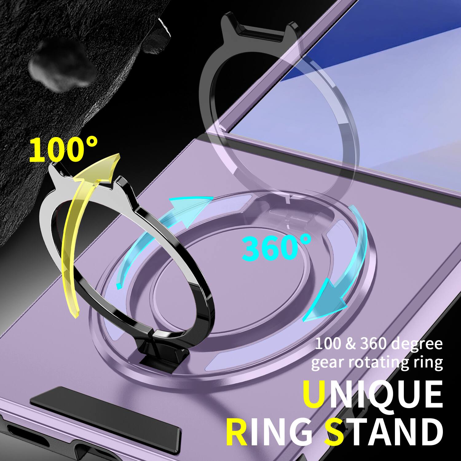 100
360
100 & 360 degree gear rotating ring UNIQUE RING STAND