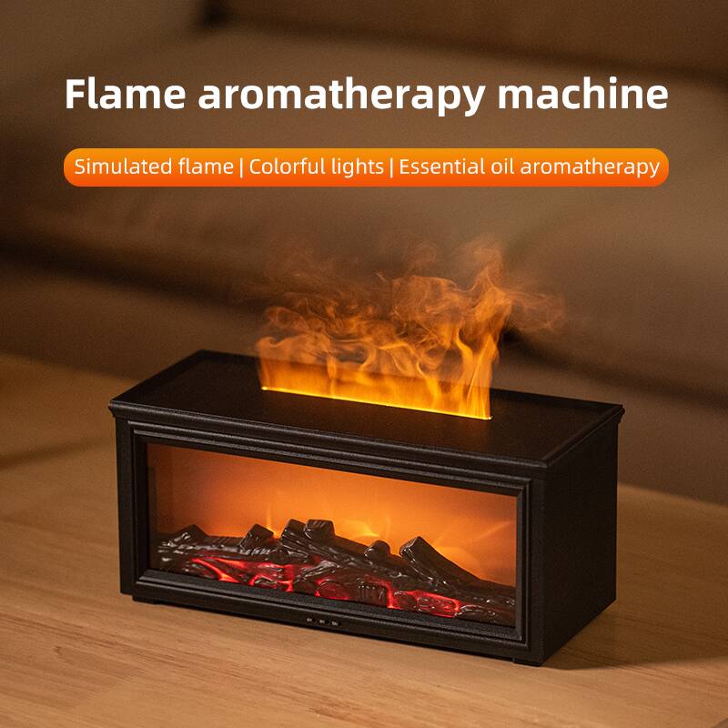 Flame aromatherapy machine  
Simulated flame | Colorful lights | Essential oil aromatherapy