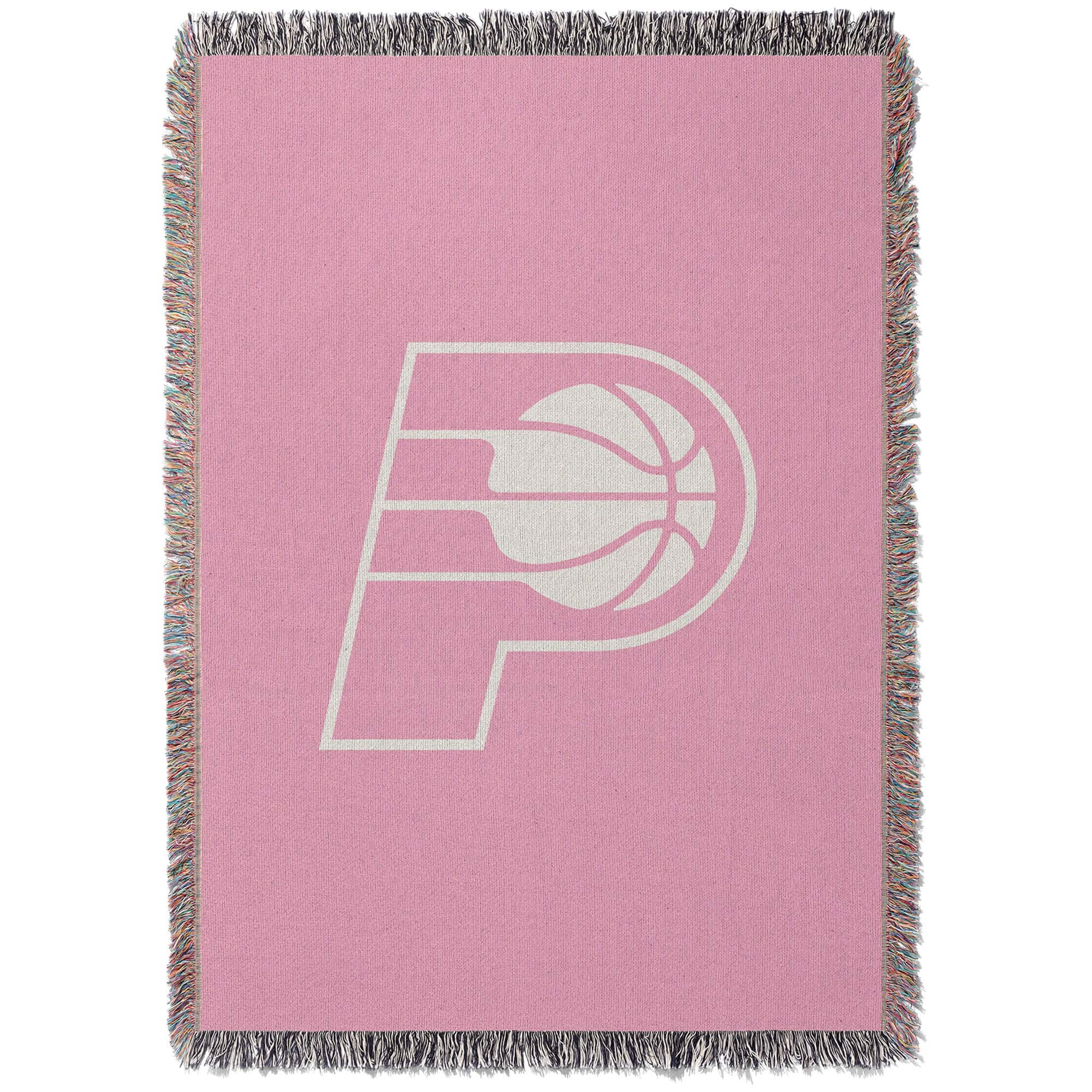 Chad & Jake - Indiana Pacers Woven Blanket - Pink