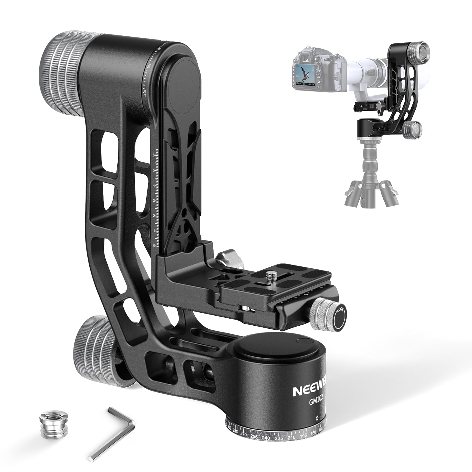 Neewer - GM102 3-Axis Gimbal Head 33lb Load