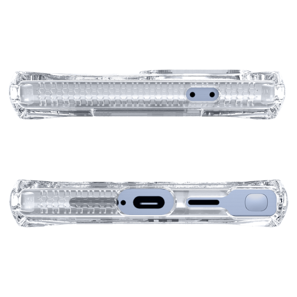 Alt View 2. Itskins - Hybrid_R Clear MagSafe Case for Samsung Galaxy S25 Ultra - Clear.