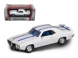 1969 Pontiac Firebird Trans Am 1/43 Diecast Car by Road Signature - White