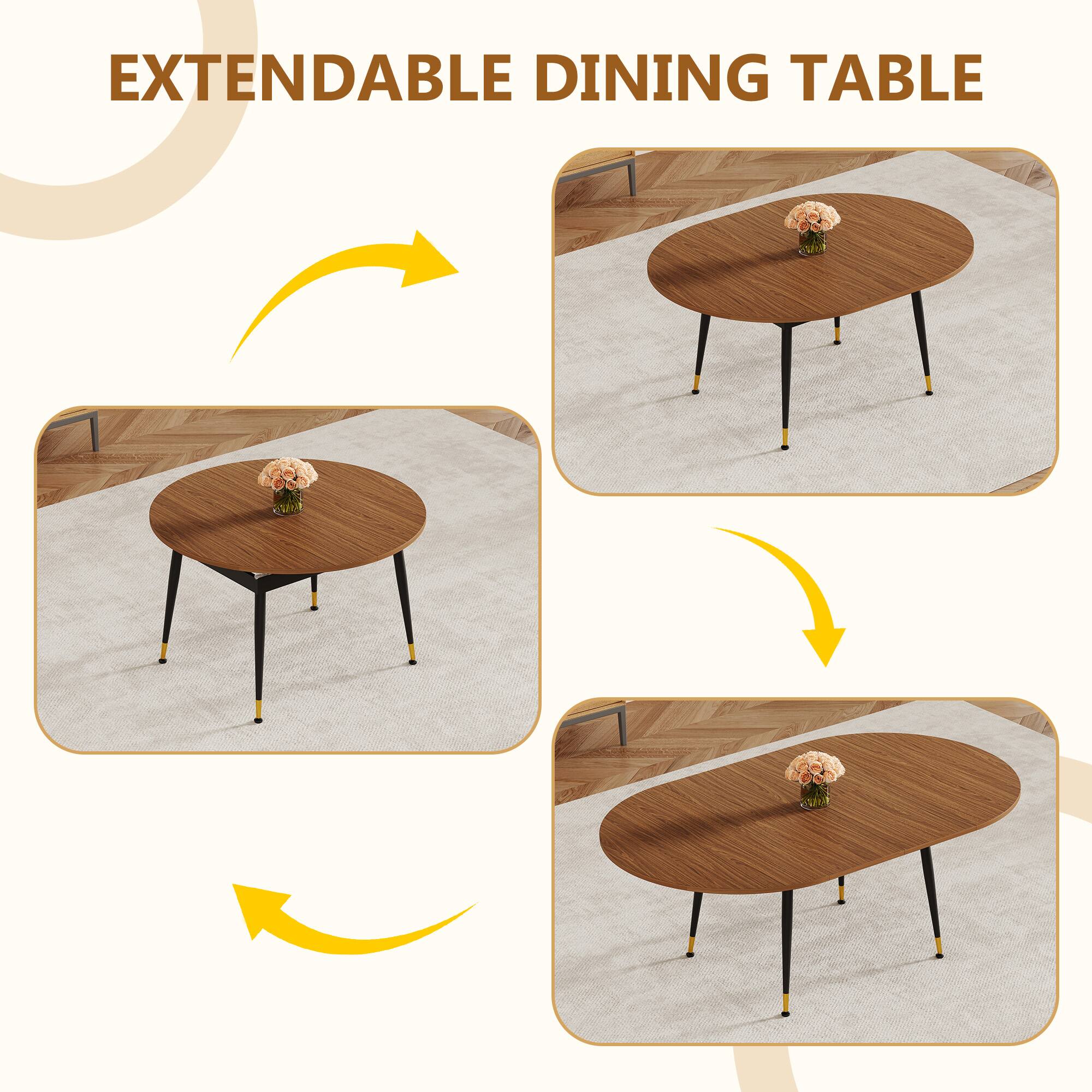EXTENDABLE DINING TABLE