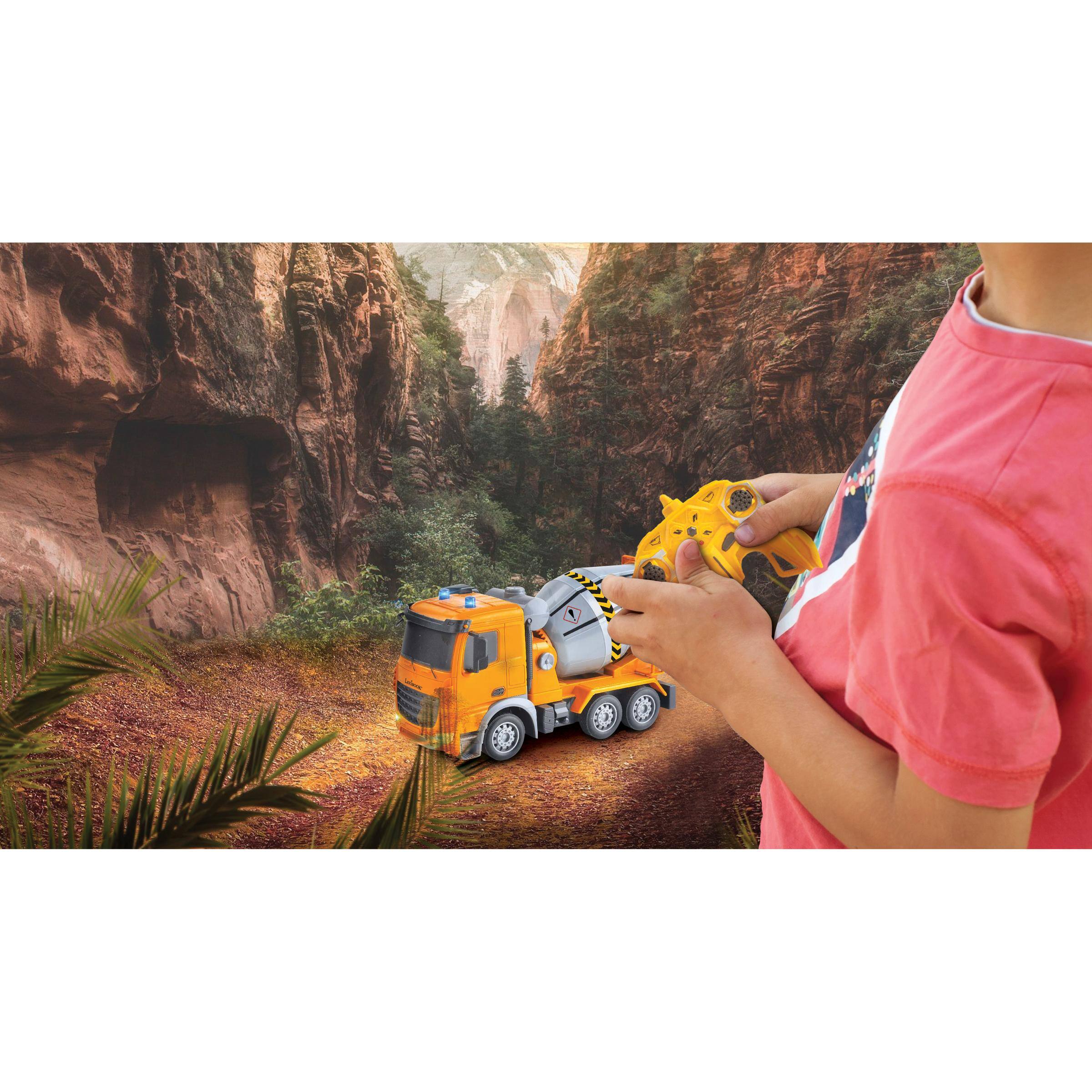 Alt View 4. Lexibook - Crosslander PRO Radio Controlled Cement Mixer with Light and Sounds Effects.