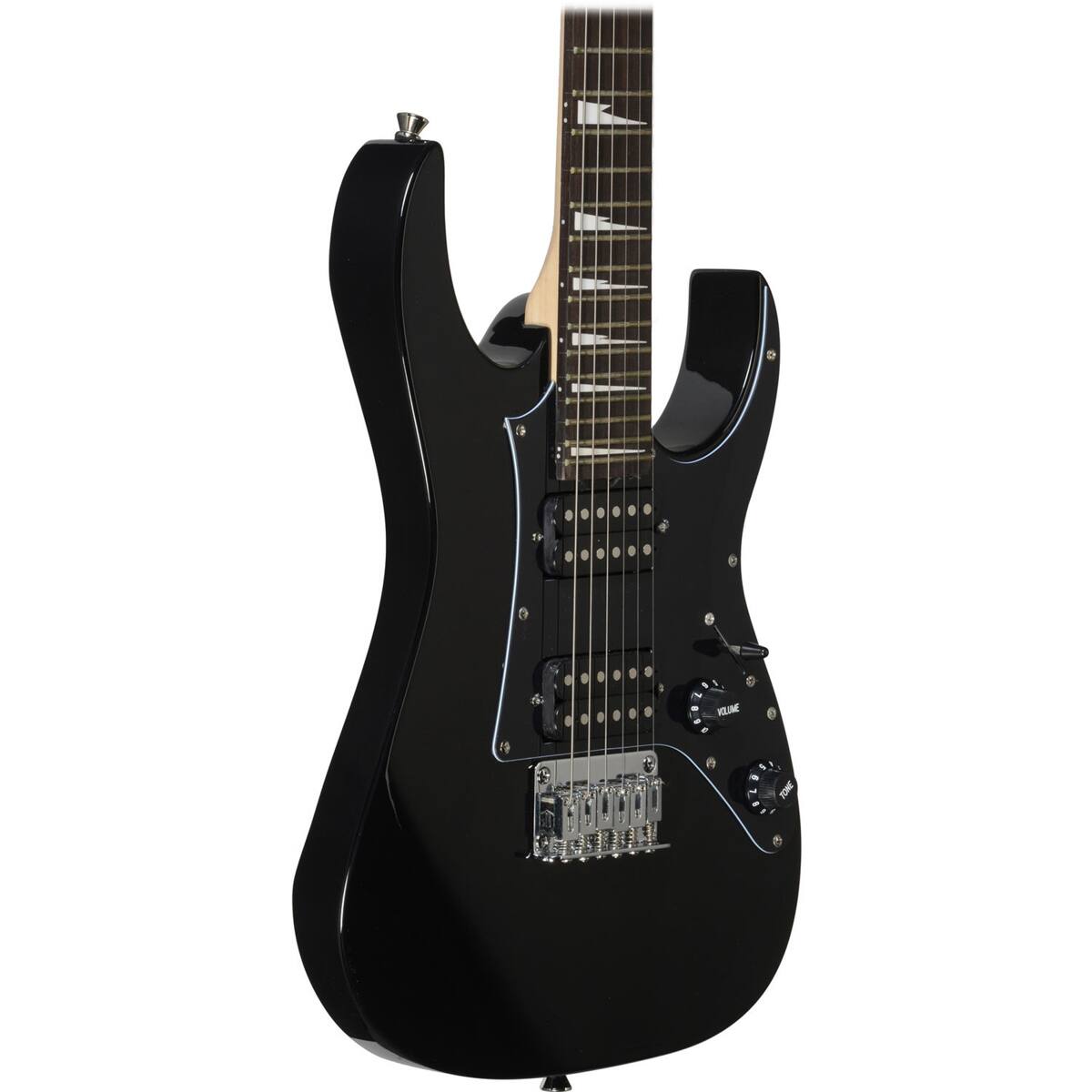 Alt View 1. Ibanez - Ibanez miKro Series GRGM21 Electric Guitar, Rosewood Fretboard, Black Night.