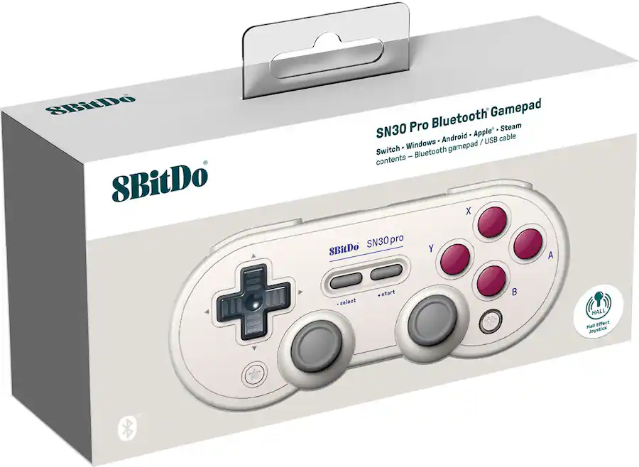 8BitDo SN30 Pro Wireless Controller for Switch, Windows, macOS