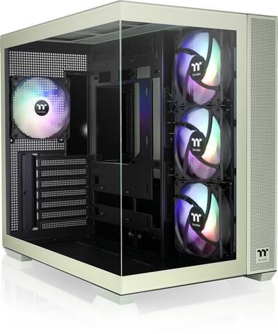 Thermaltake View 380 TG ARGB Mid Tower ATX PC Case Matcha Green CA Thermaltake View 380 TG ARGB Mid Tower ATX PC Case Matcha Green CA