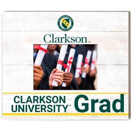 Jardine - Clarkson Golden Knights 13.5" x 11.5" Grad Frame - White