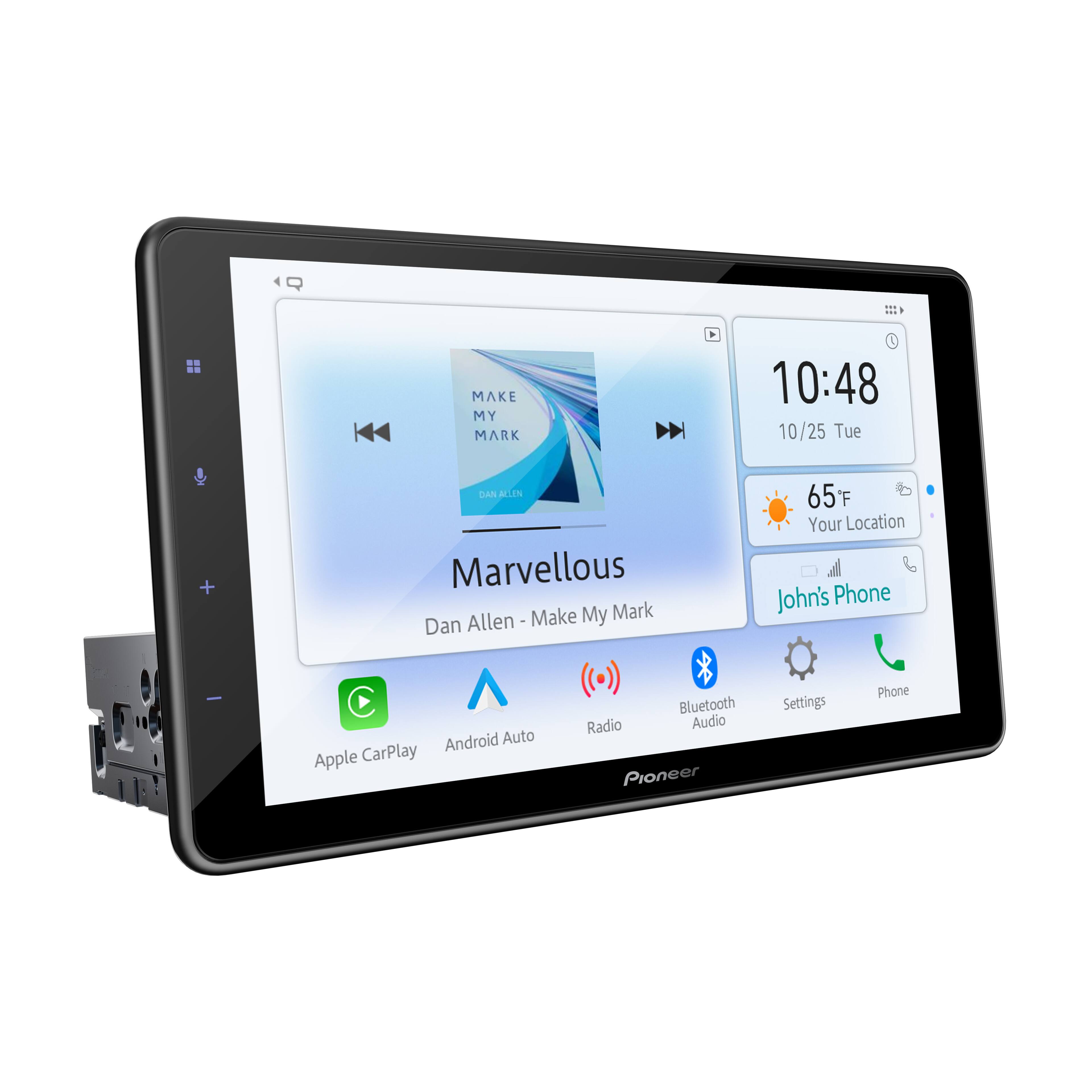 Alt View 14. Pioneer - 9" Android Auto and Apple CarPlay Bluetooth Digital Media (DM) Receiver - Black.