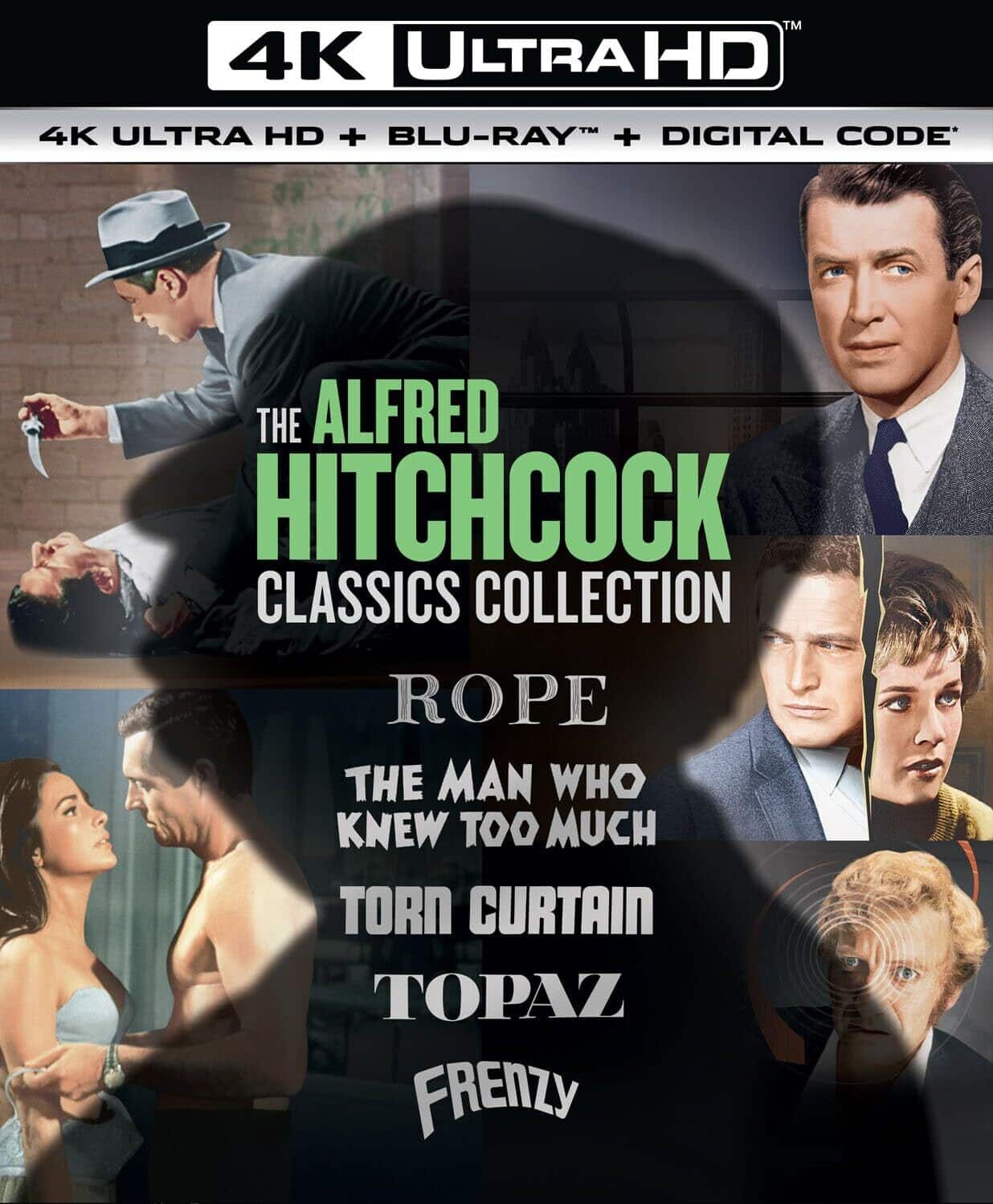 The Alfred Hitchcock Classics Collection  - 4K Blu-Ray