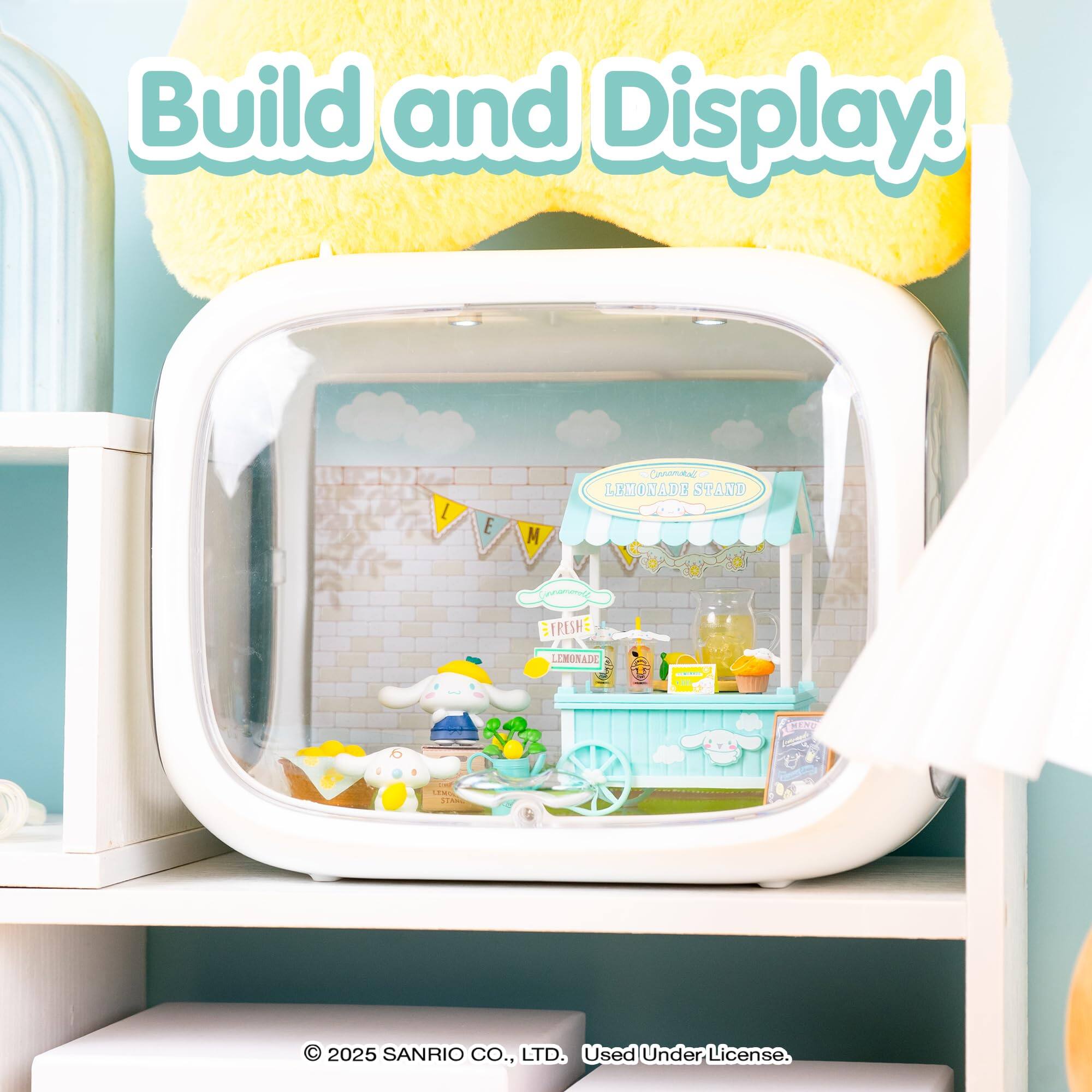 Build and Display!  
Lemonade Stand  
© 2025 SANRIO CO., LTD. Used Under License.