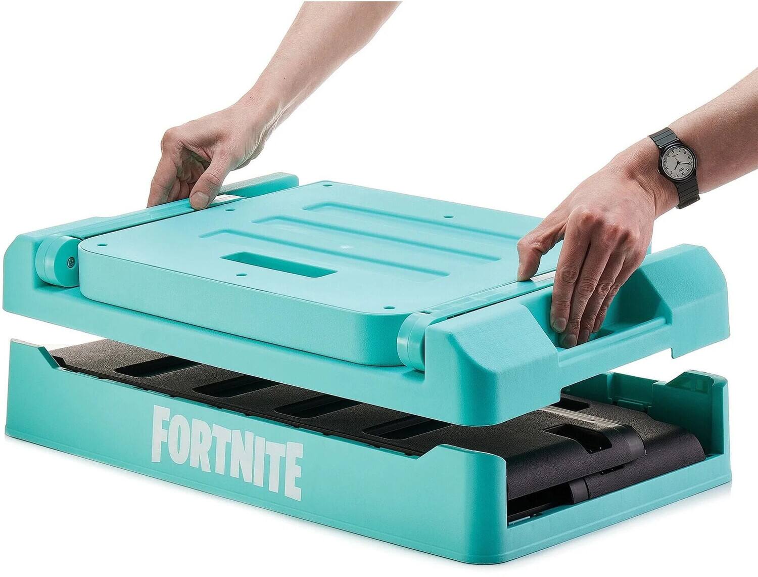 Alt View 2. Numskull - Numskull - Fortnite Bedroom Storage Box with Folding Chair   - Collectibles - Multicolor.