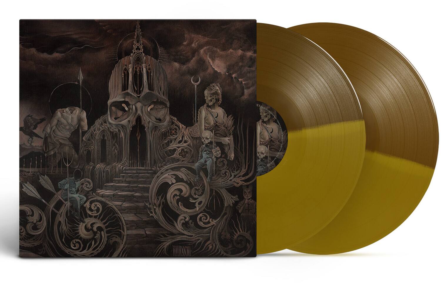 Front. Lord Dying - Clandestine Transcendence - Gold   - VINYL LP.