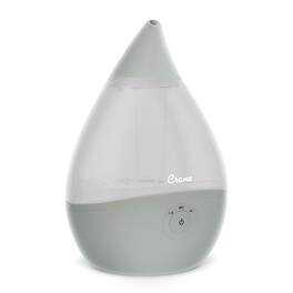 CRANE - 0.5 Gal. Droplet Ultrasonic Cool Mist Humidifier - Gray