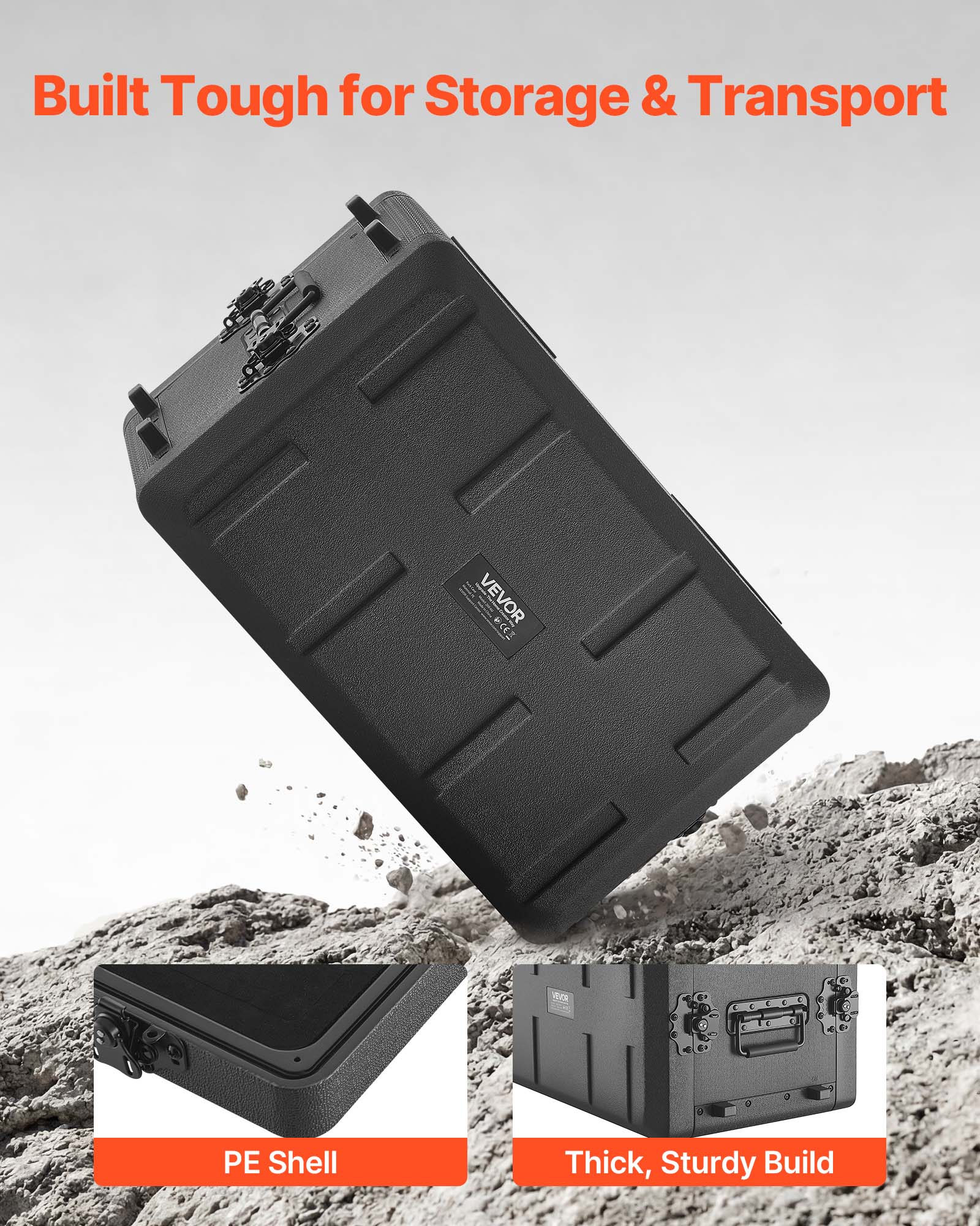 Built Tough for Storage & Transport

VEVOR

2 2 PE Shell Thick, Sturdy Build