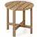 Alt View 6. Costway - 18" Patio Round Adirondack Side Table Weather Resistant HDPE Garden - Brown.