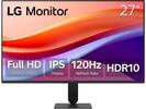 LG Monitor
27"
Full HD (1920 x 1080)
IPS Display
120Hz Refresh Rate
HDR10