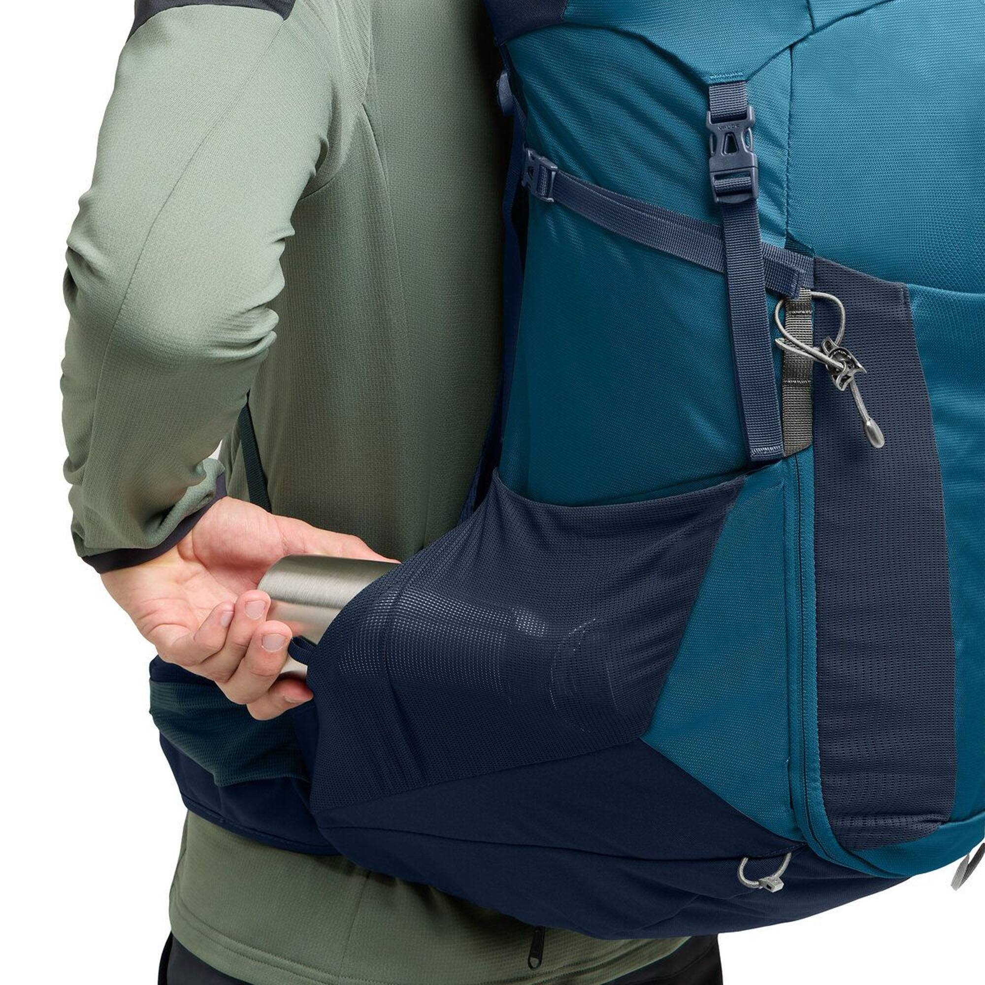 Alt View 5. VAUDE - Vaude Brenta 44+6 Hiking Backpack - Baltic Sea - Baltic Sea.