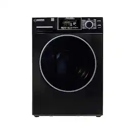 Equator - 1.62 cu ft. VENTED All-in-One Combo Washer Electric Dryer 30% FASTER than Condense - RV Ready 110V - EZ 4800 - Black