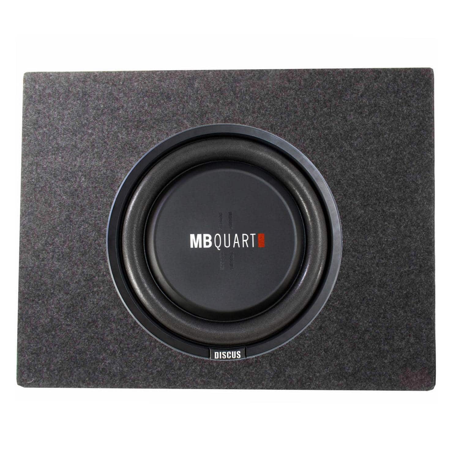 MB Quart - 400 Watt 12 Inch Shallow Subwoofer + Q Power Slim Sub Car Box Enclosure - Black price history on PriceWatchPro