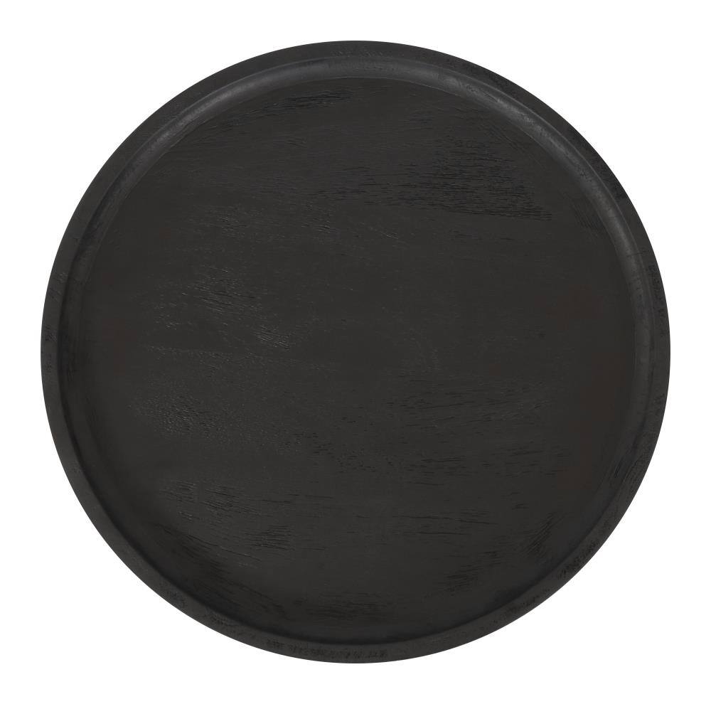 Back. Hivvago - Watson Side Table Black - Black.