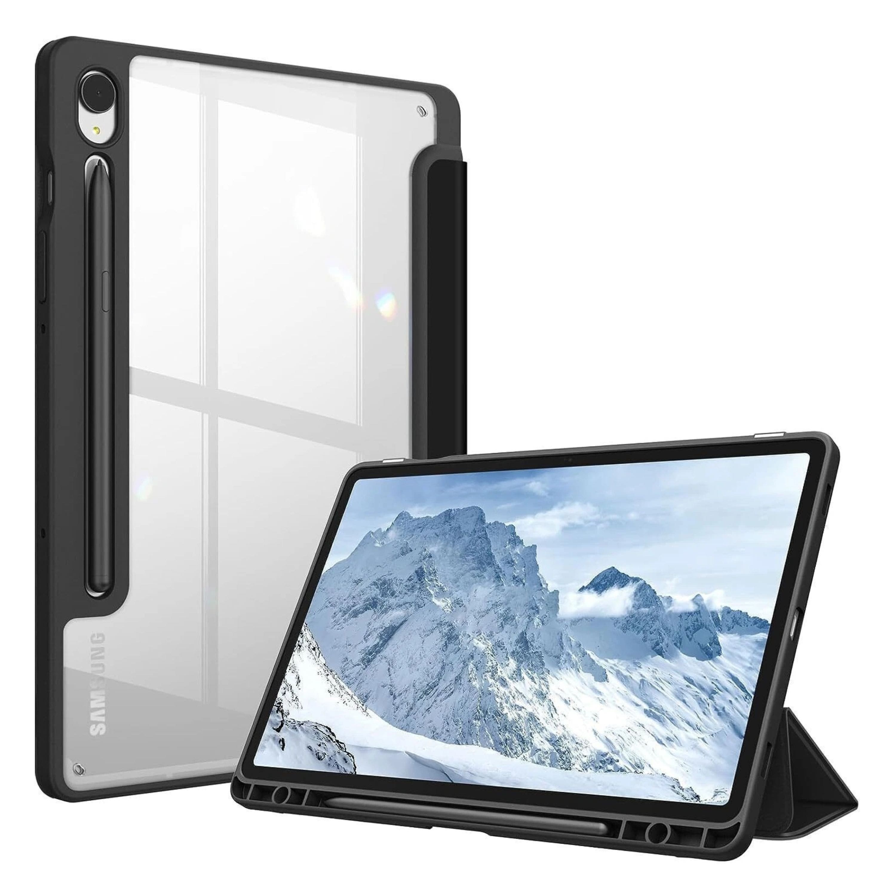 Kitcheniva - Transparent Back Cover Slim Case For Samsung Galaxy Tab S10 Lite / S10 FE - Black price history on PriceWatchPro