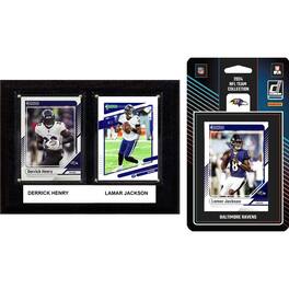 C&I Collectibles - Baltimore Ravens 6" x 8" Player Plaque & 2024 Team Trading Card Set - Multicolor