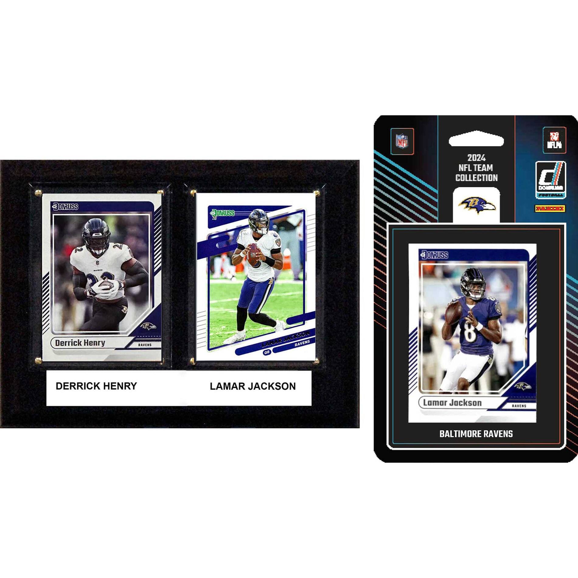 2024 NFL TEAM COLLECTION  
Derrick Henry  
Lamar Jackson  
Baltimore Ravens