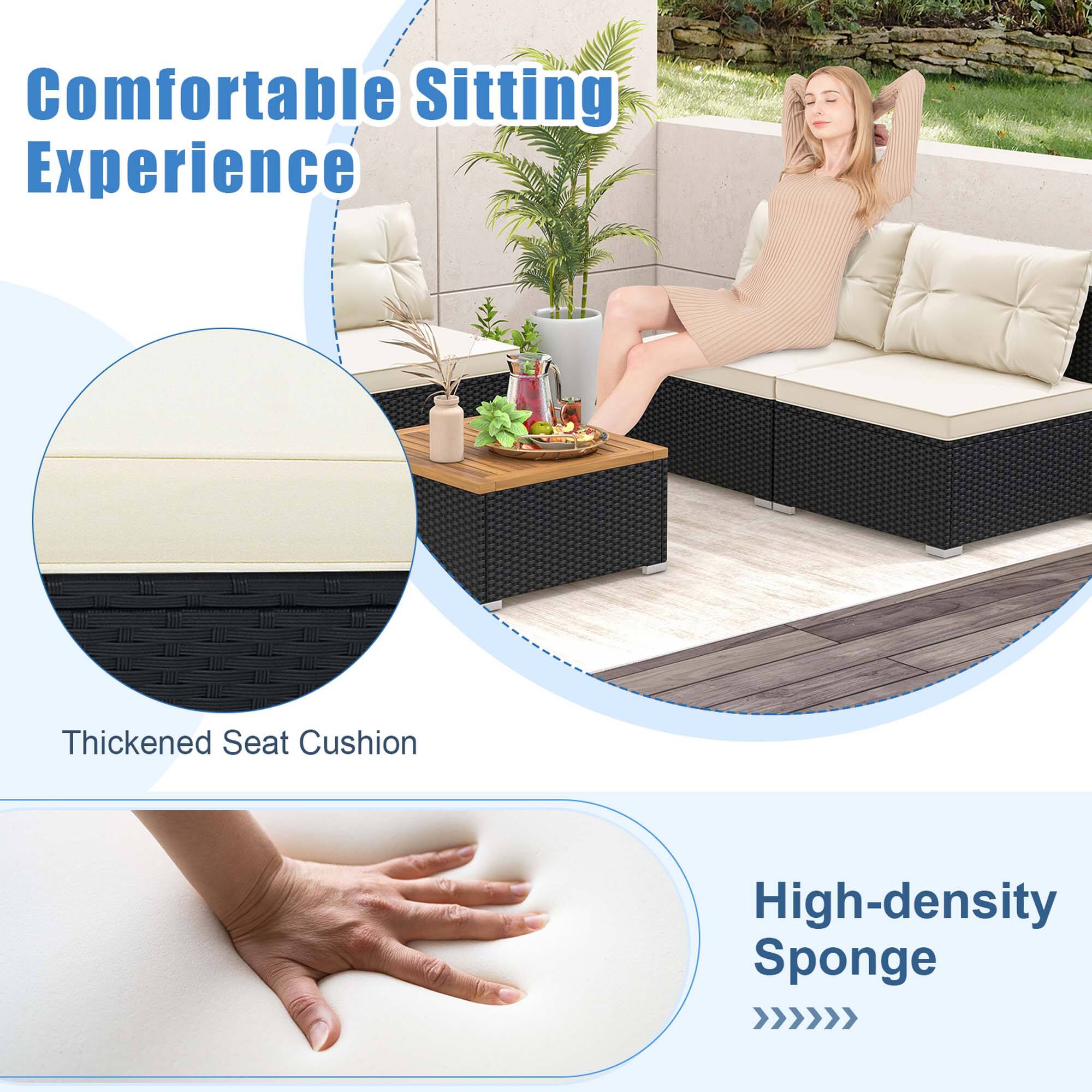 Comfortable Sitting Experience
Thickened Seat Cushion
High-density Sponge